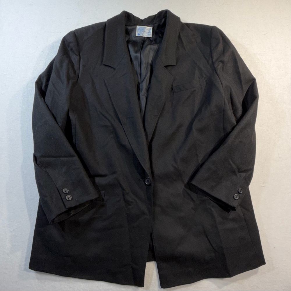 Vintage Pendleton Black Wool Jacket - image 1